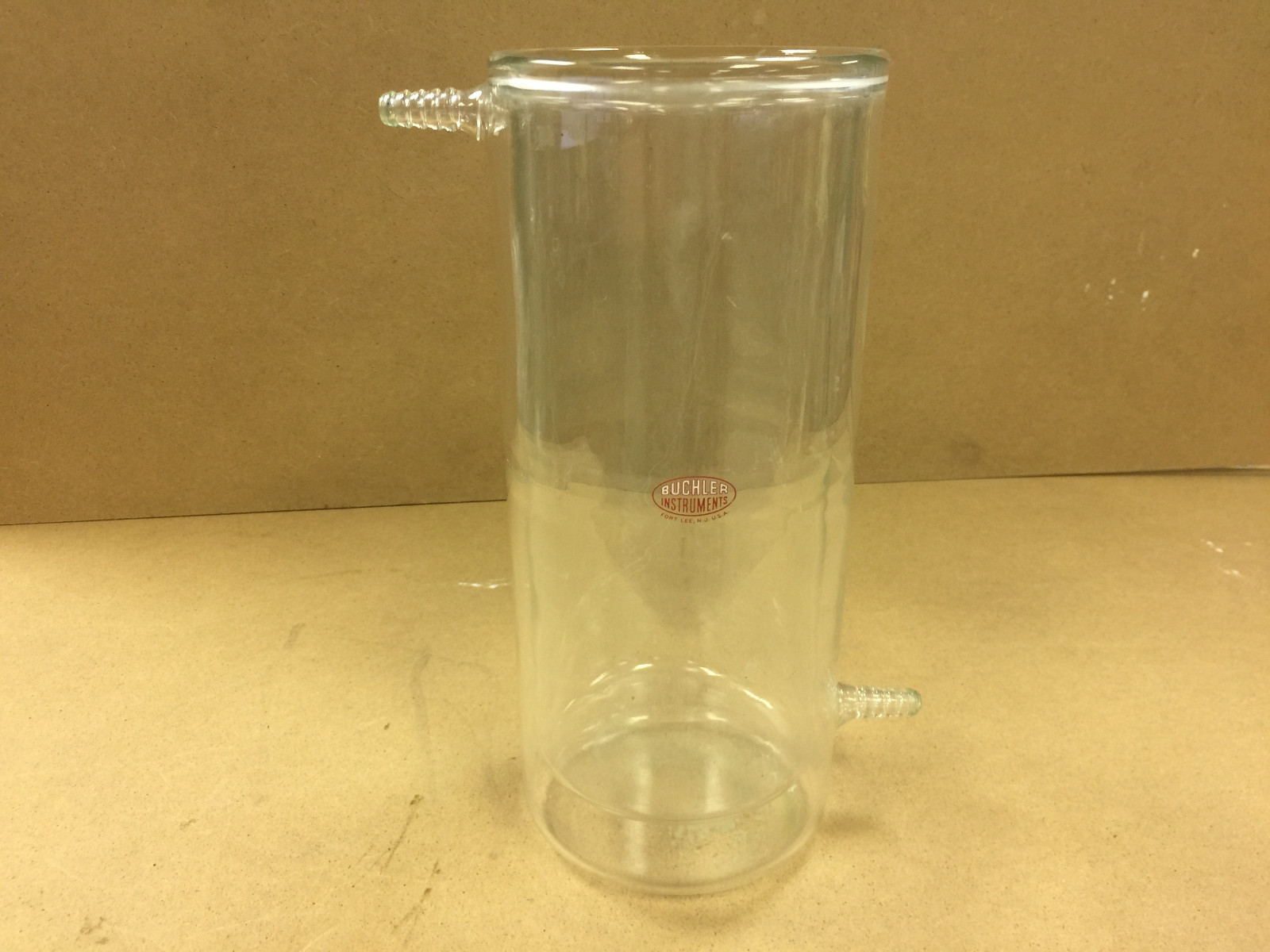 Buchler Instruments Jacketed Cool Trap 2000mL 2L Inside Volume 180° Hose Fitting