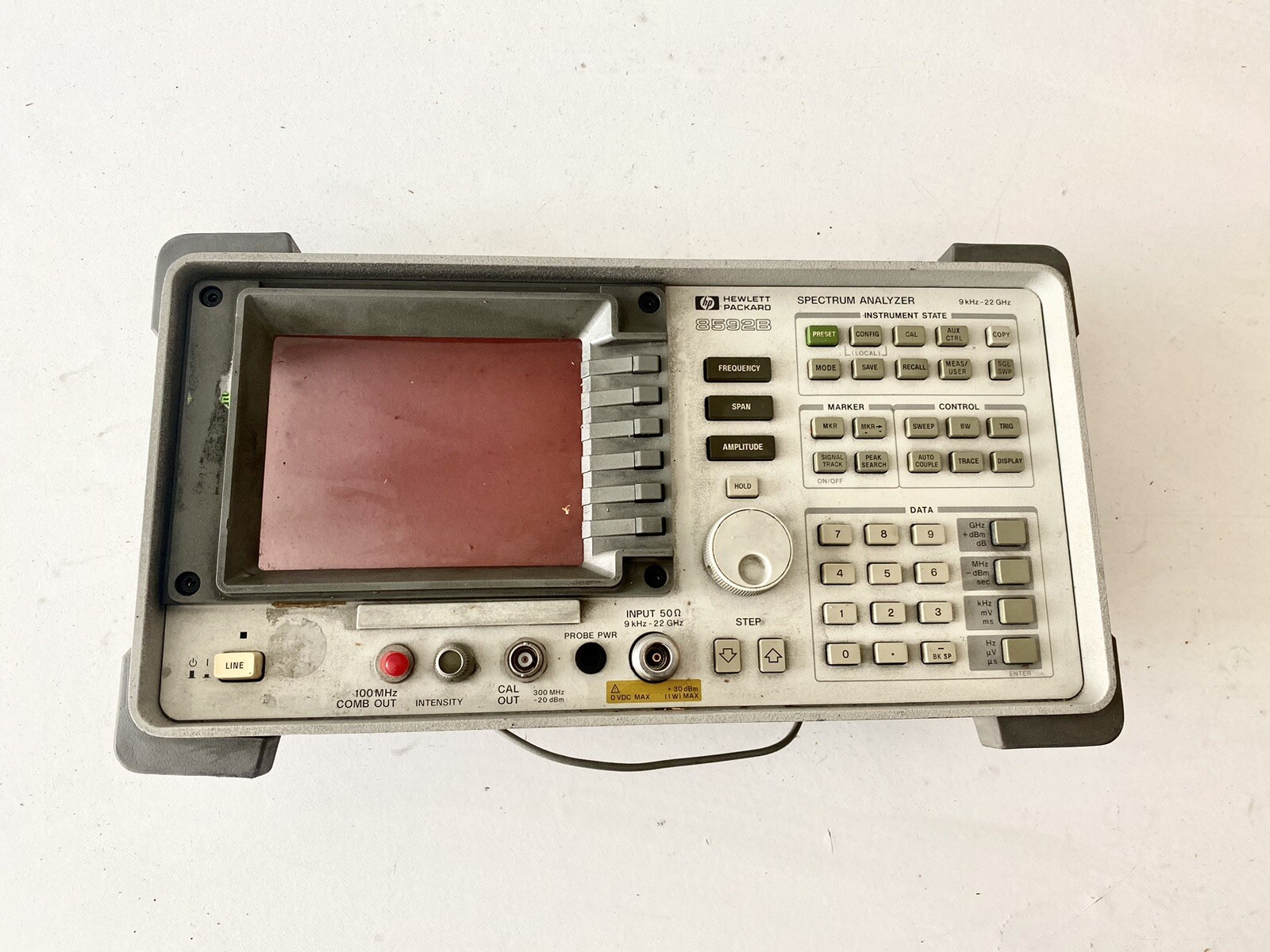 HP 8592B Spectrum Analyzer Front Panel Assembly – Genuine HP RF Replacement Part