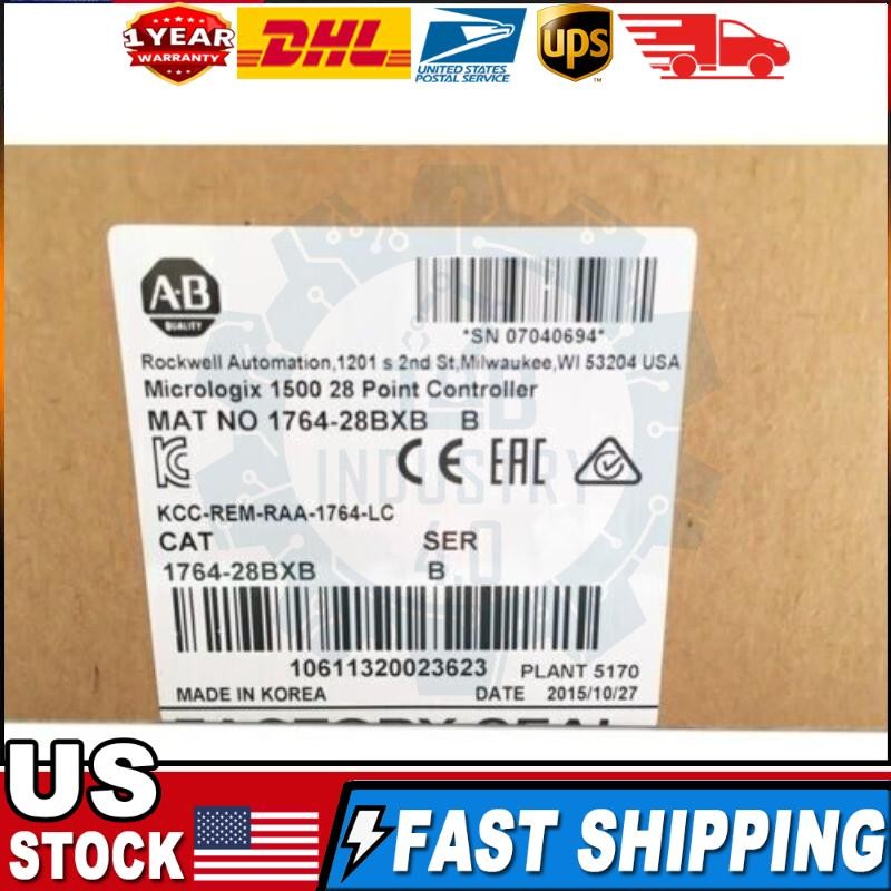New Sealed AB 1764-28BXB SER B MicroLogix1500 28 Point Controller Allen Bradley