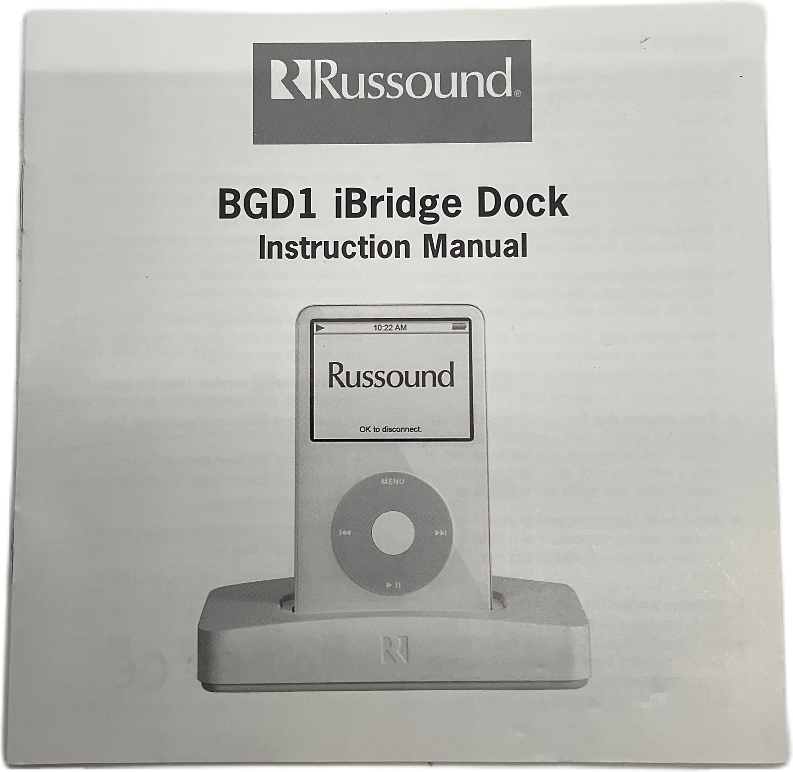 Russound iBridge Kit BGK1 iPod Dock RNET