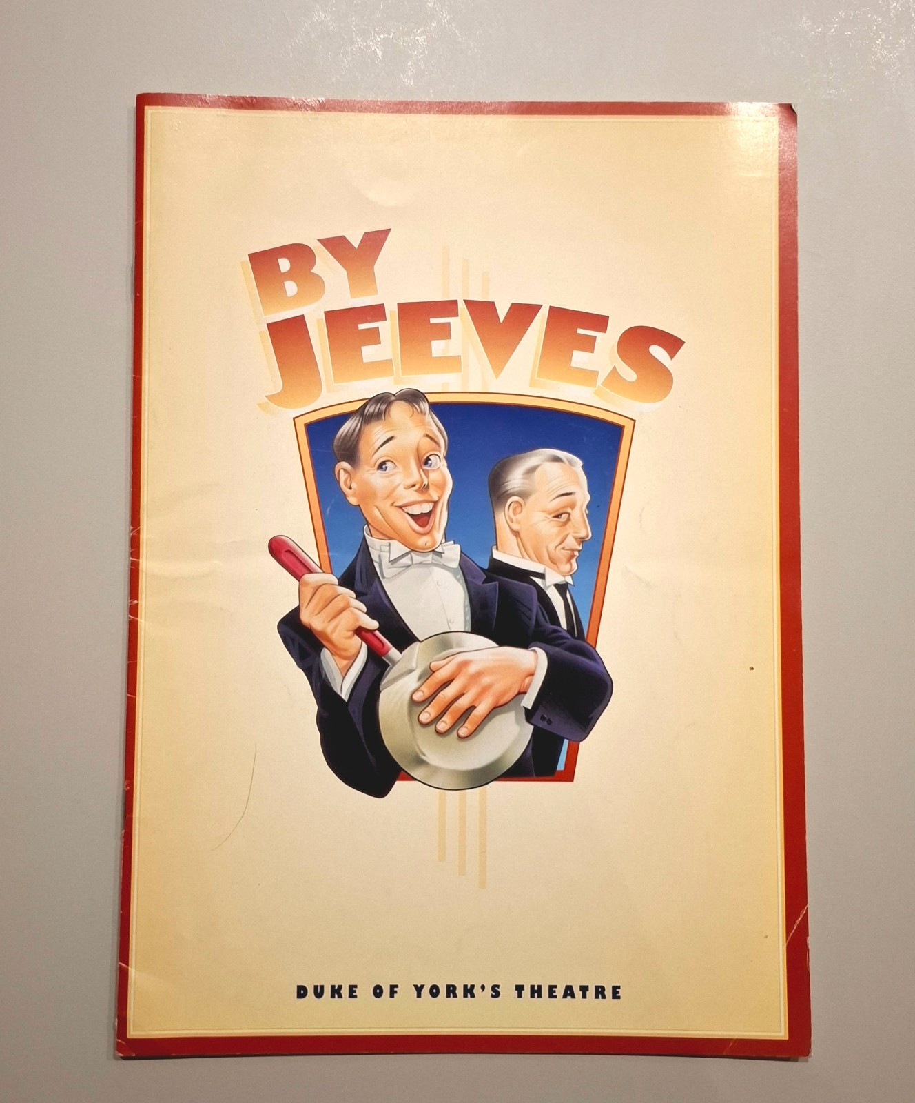By Jeeves Theatre Programme – Duke of York’s Theatre London Original Production
