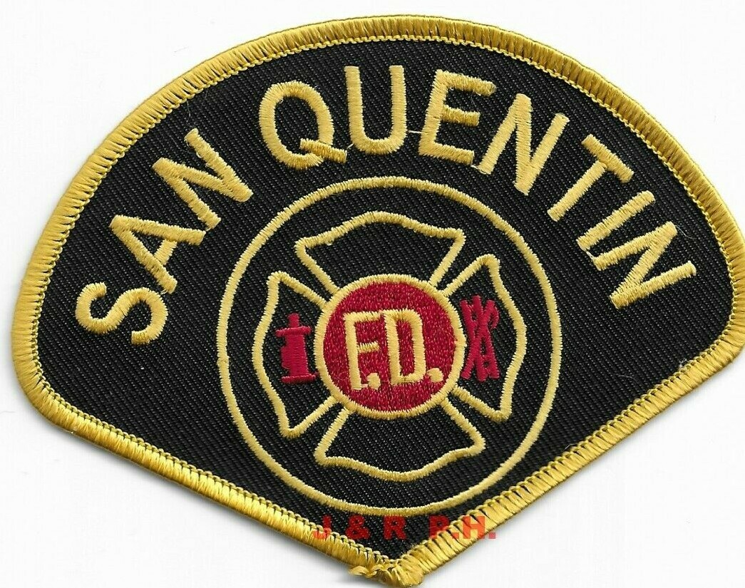 San Quentin  Fire Dept., California (4.5" x 3.5" size) fire patch