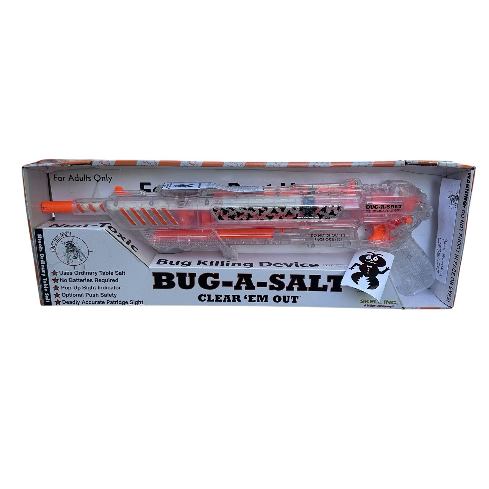 NEW BUG-A-SALT Clear 'Em Out 3.0 New Box Has Some Damage
