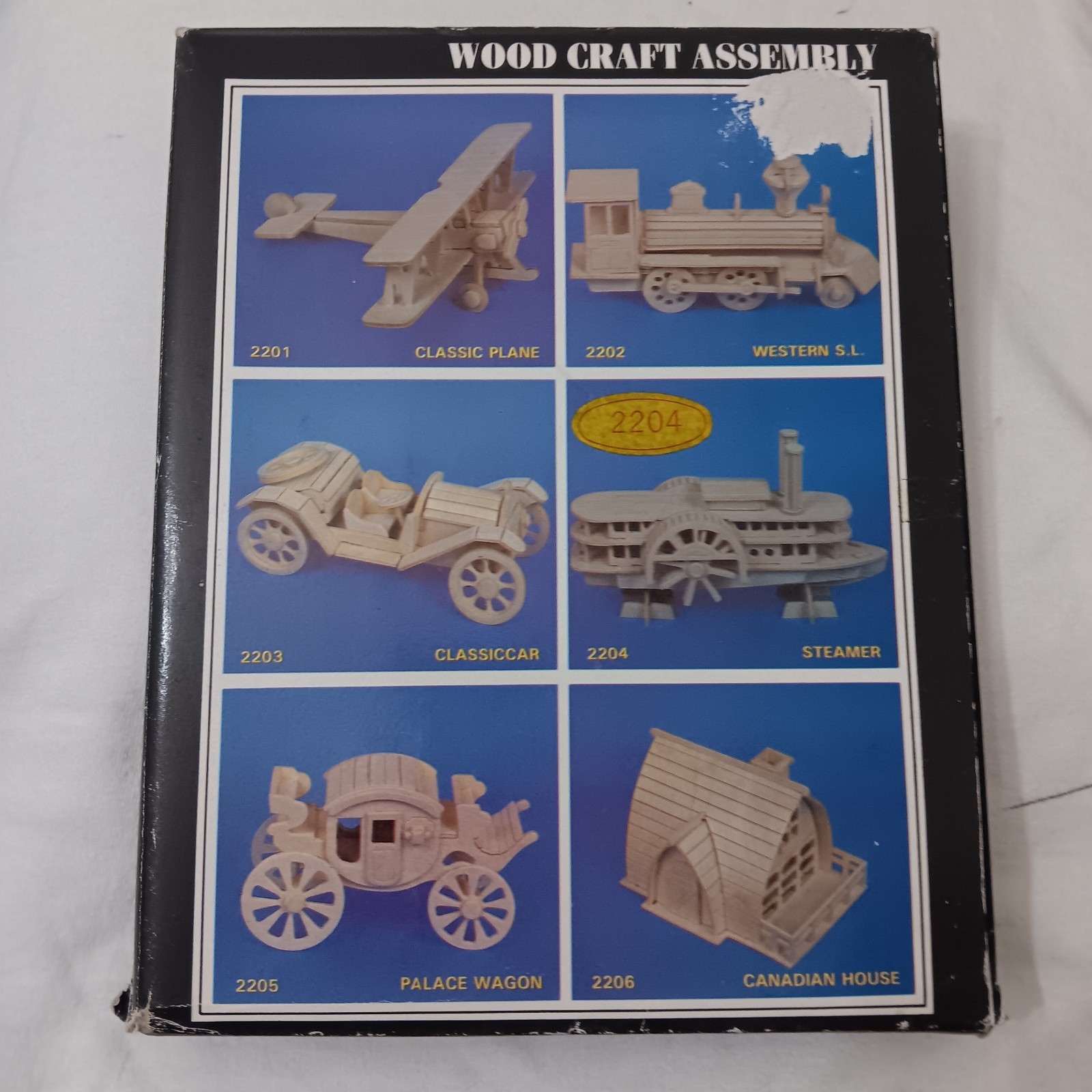 Wood Craft Assembly 2204 Steamer Boat New In Open Box