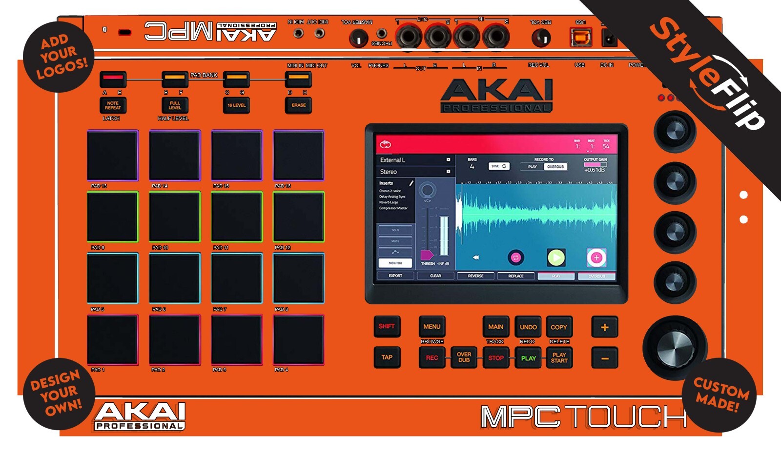 Akai MPC Touch | Custom Design | Protective Decal | StyleFlip Skins