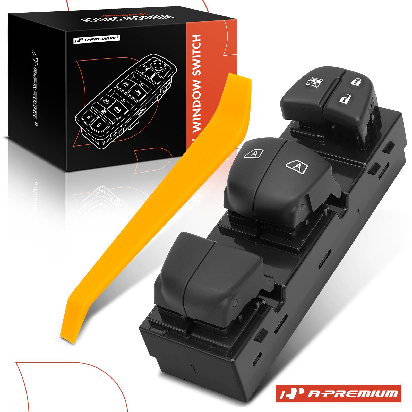 A-Premium Front Left Power Window Switch for Nissan Altima 2013-2018 V6 3.5L 4Dr