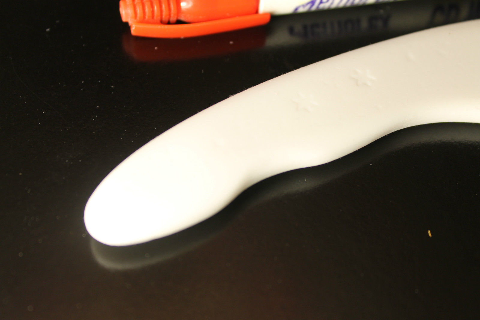 Large Teal Non-stick Bonefolder for book binding, scrapbooking,card making.