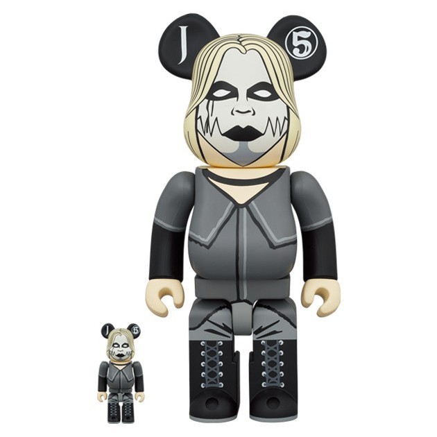 BE@RBRICK John 5 100% & 400% Set Bearbrick Vinyl Figure 2020 Medicom Toy Lowery