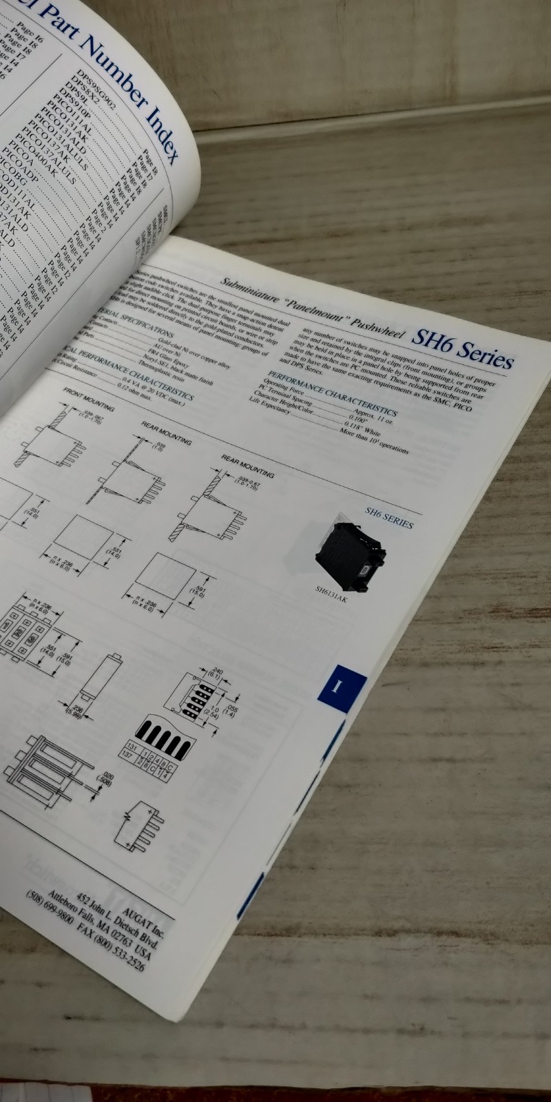 1996 AUGAT Alcoswitch Engineering Design Guide Catalog Switches C4