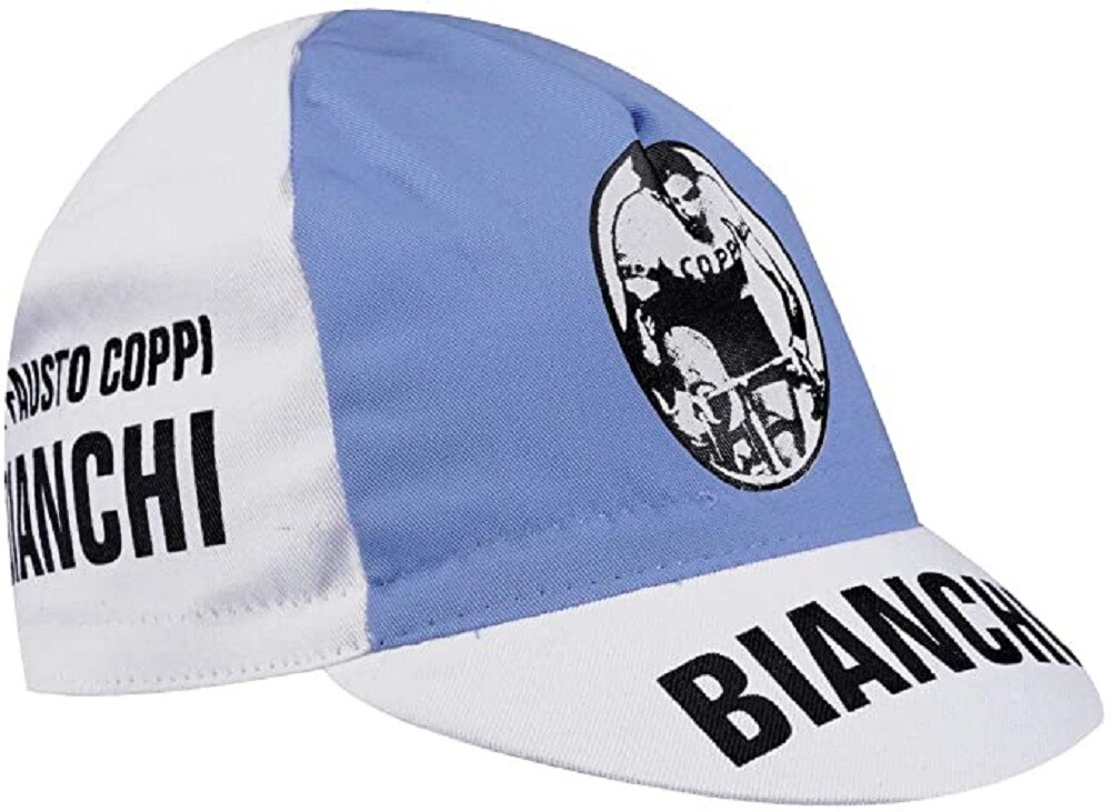 ZEITBIKE - Fausto Coppi Bianchi Cycling Cap Retro Bike Hat UV Protection, Italy