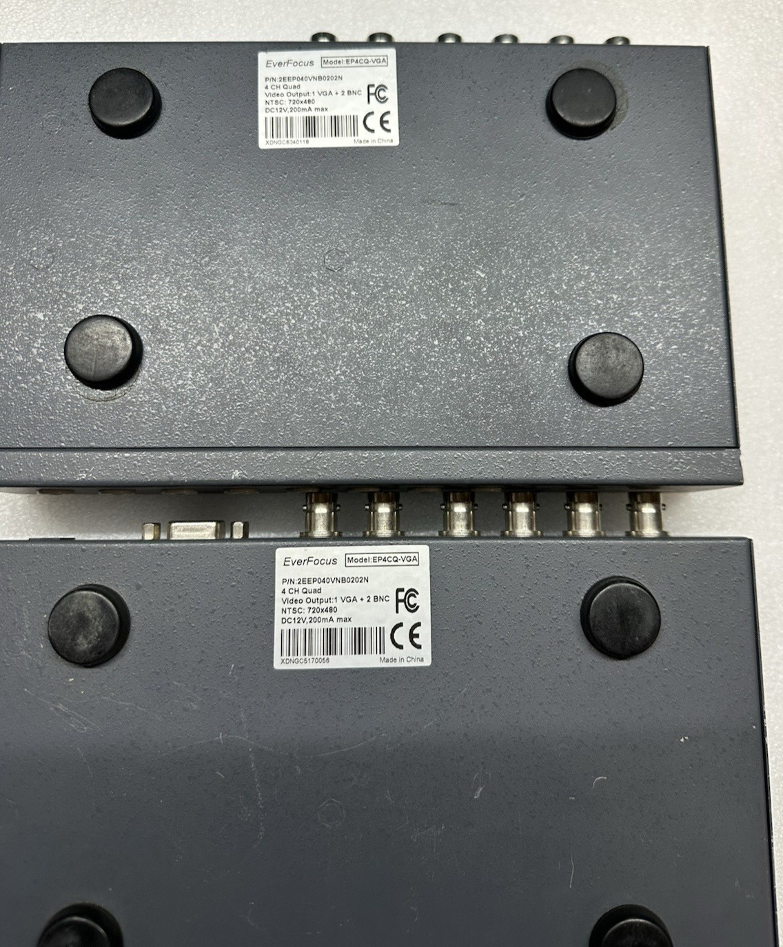 EverFocus EP4CQ‑VGA 4‑Channel Quad Processor – Power Tested Only
