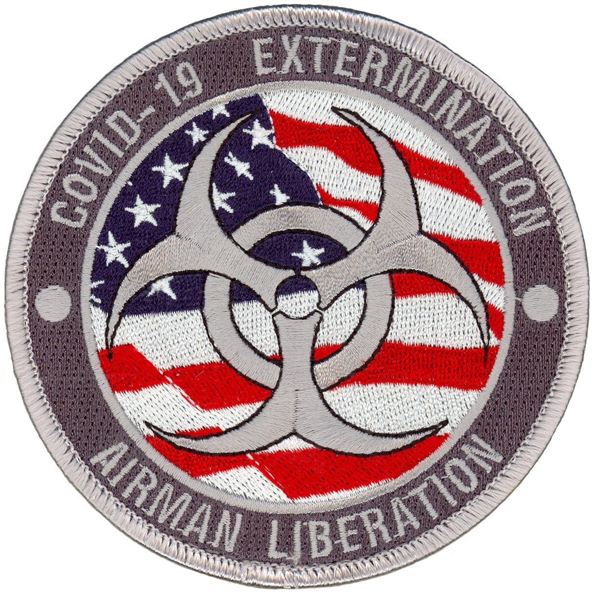 USAF 80th OPERATIONS SUPPORT SQUADRON PATCH - COVID 19 EXTERMINATION