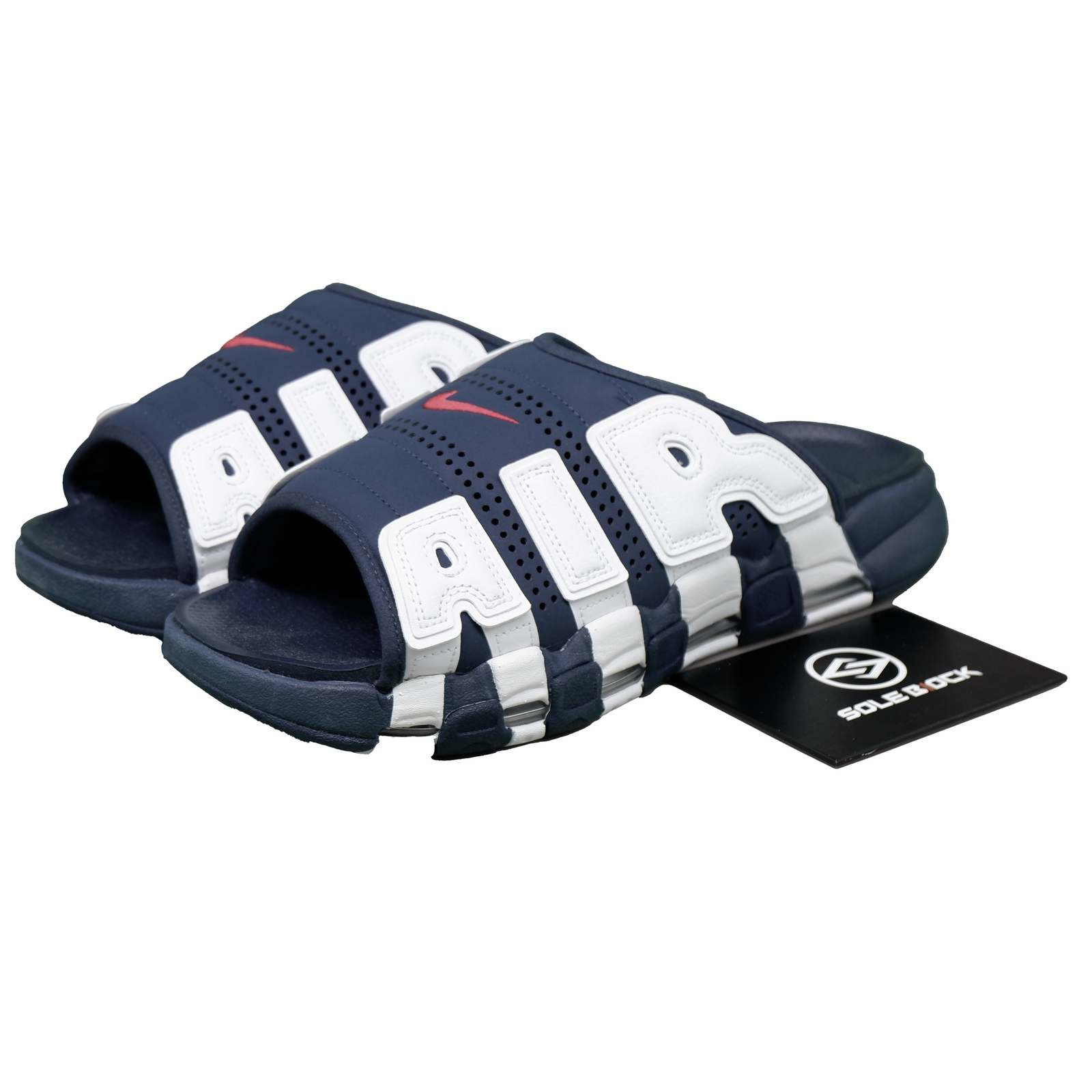 Nike Air More Uptempo Slide Slippers Blue White FQ8699-400 Asian Men's Size
