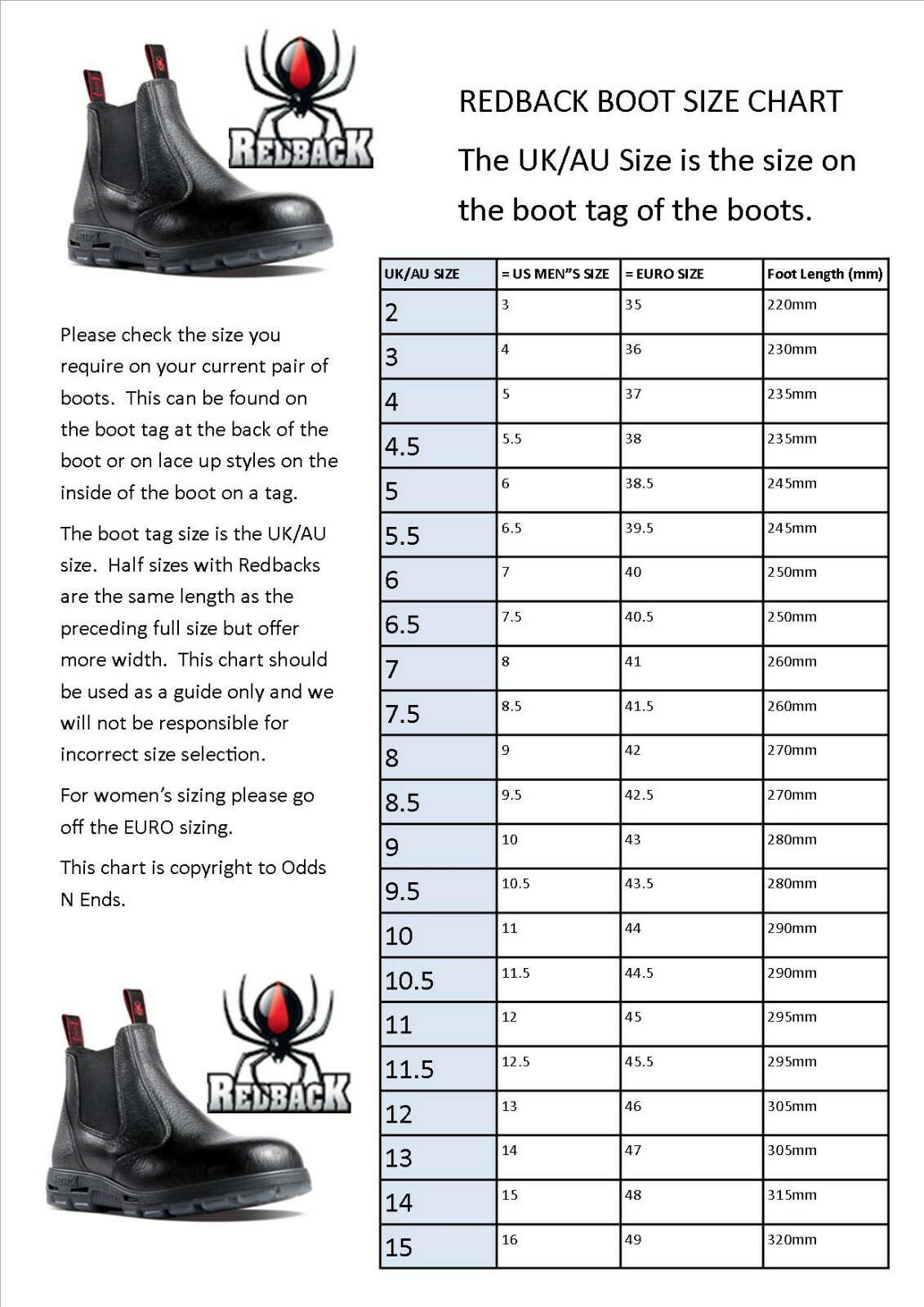 NEW! Redback UACH Alpine Non Safety Work Boots Soft Toe - AUSTRALIAN MADE