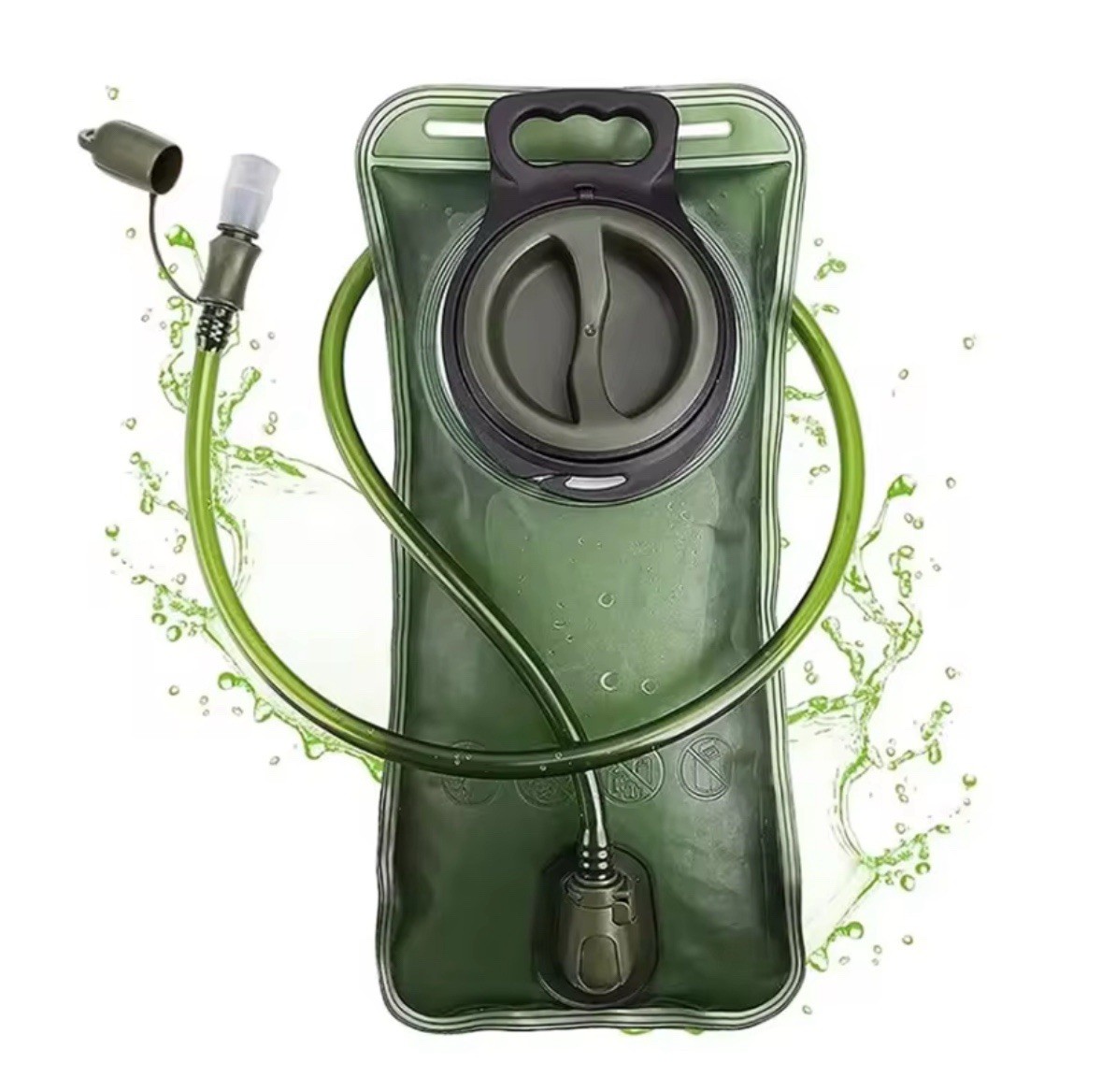 2L Water Bladder EVA Hydration Reservoir - Foodsafe Material And Leaksafe Seals