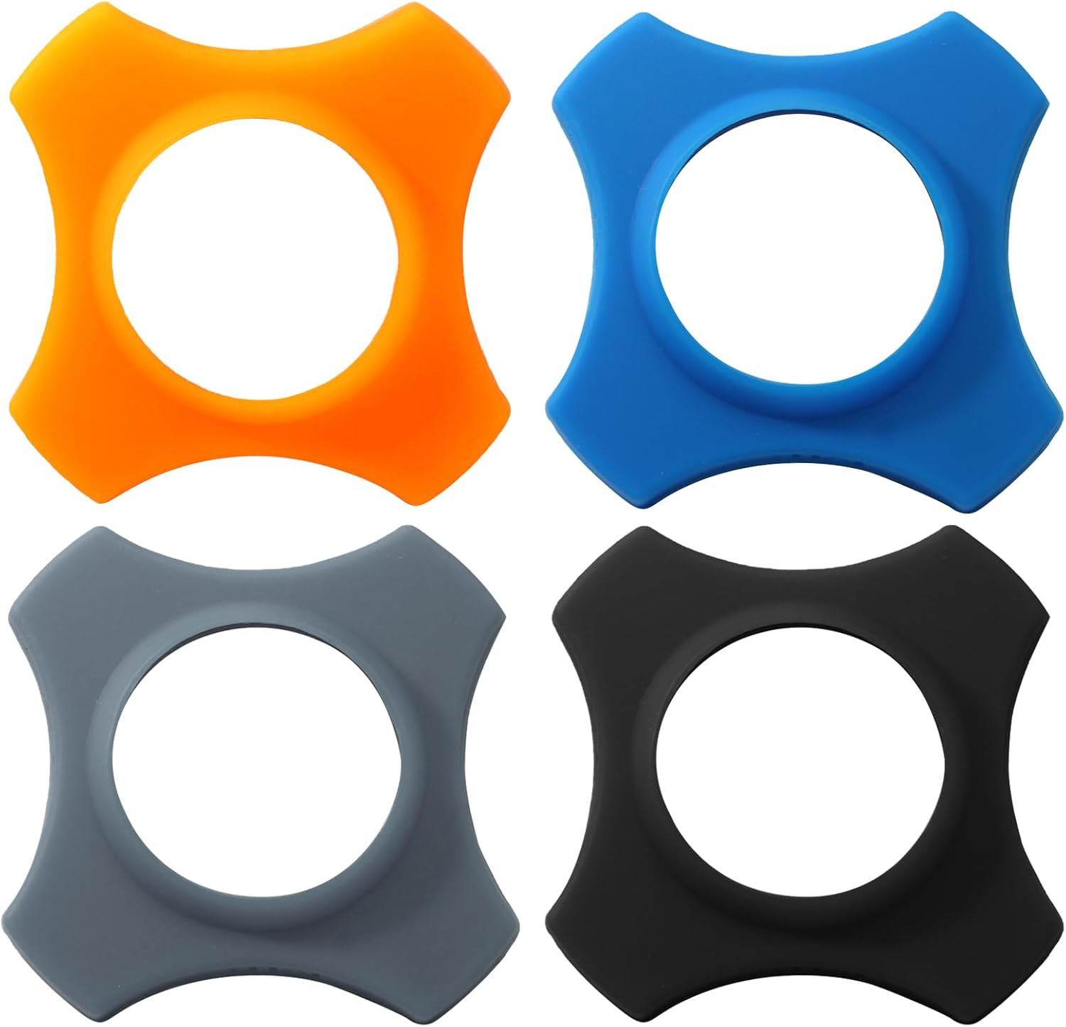 4 Pack Microphone Anti-Roll Rubber Rings - against Falling Slipping Sleeve for K