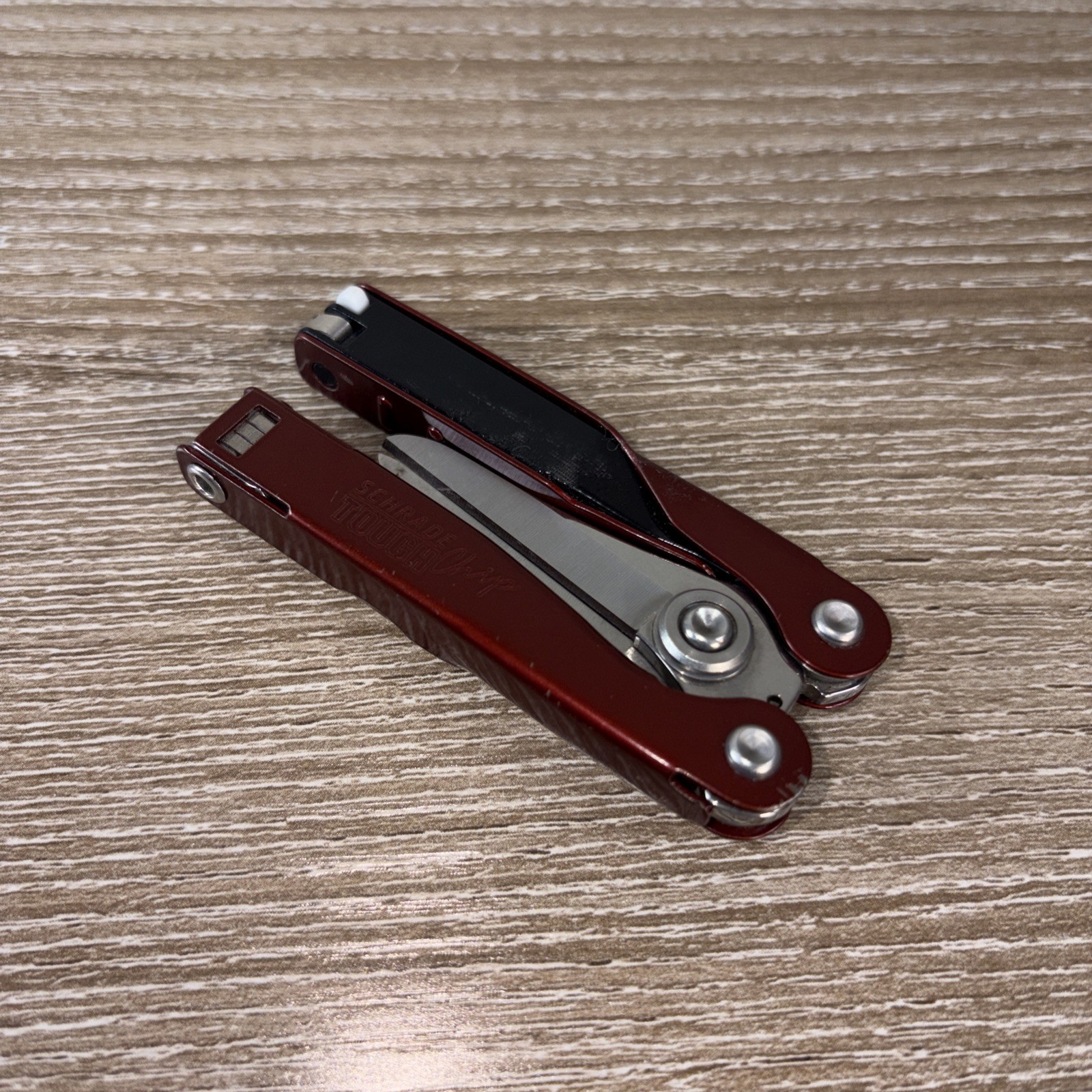 Schrade Tough Chip ST2 Compact Multi-Tool With Nylon Sheath USA