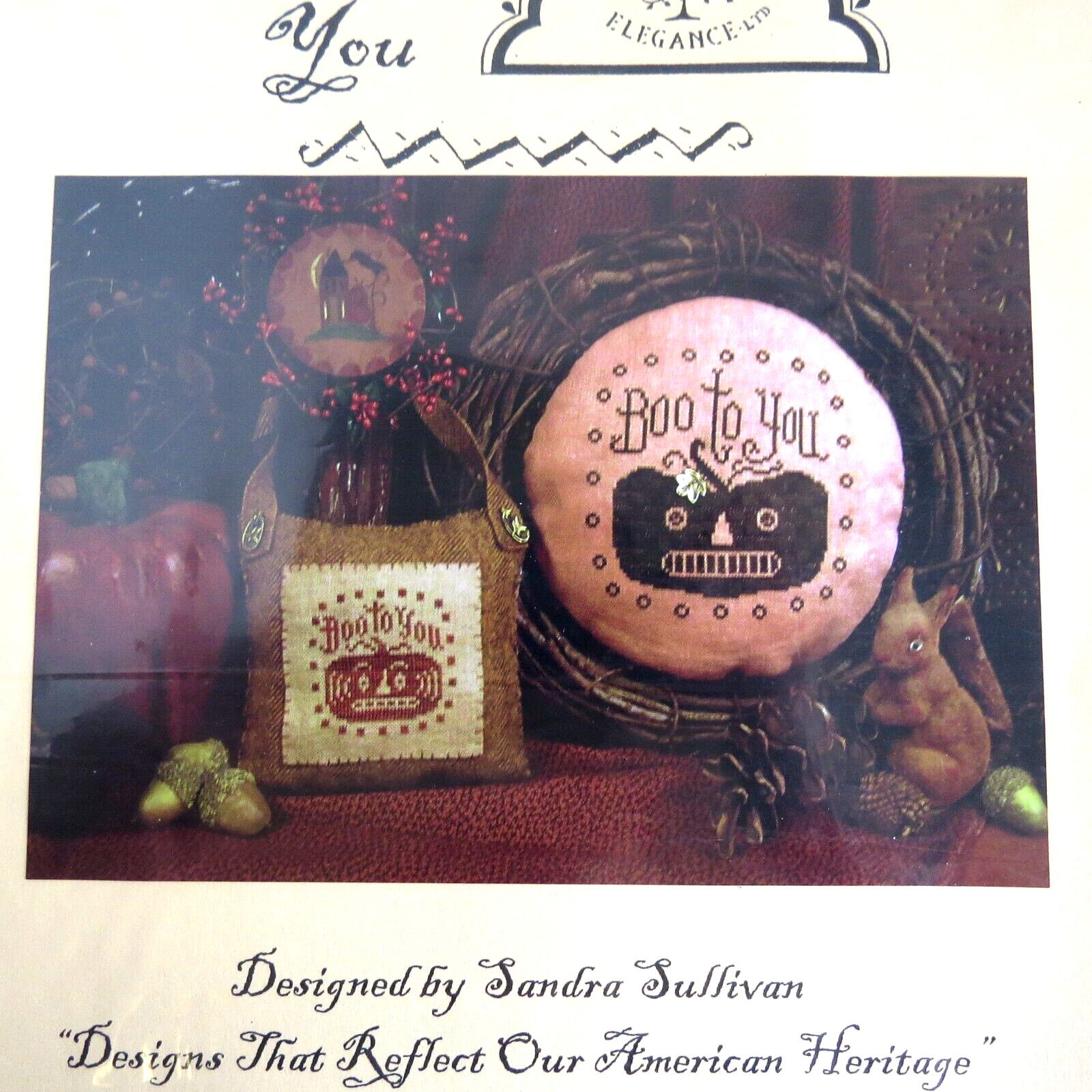 Boo To You Chart Pattern only By Homespun Elegance