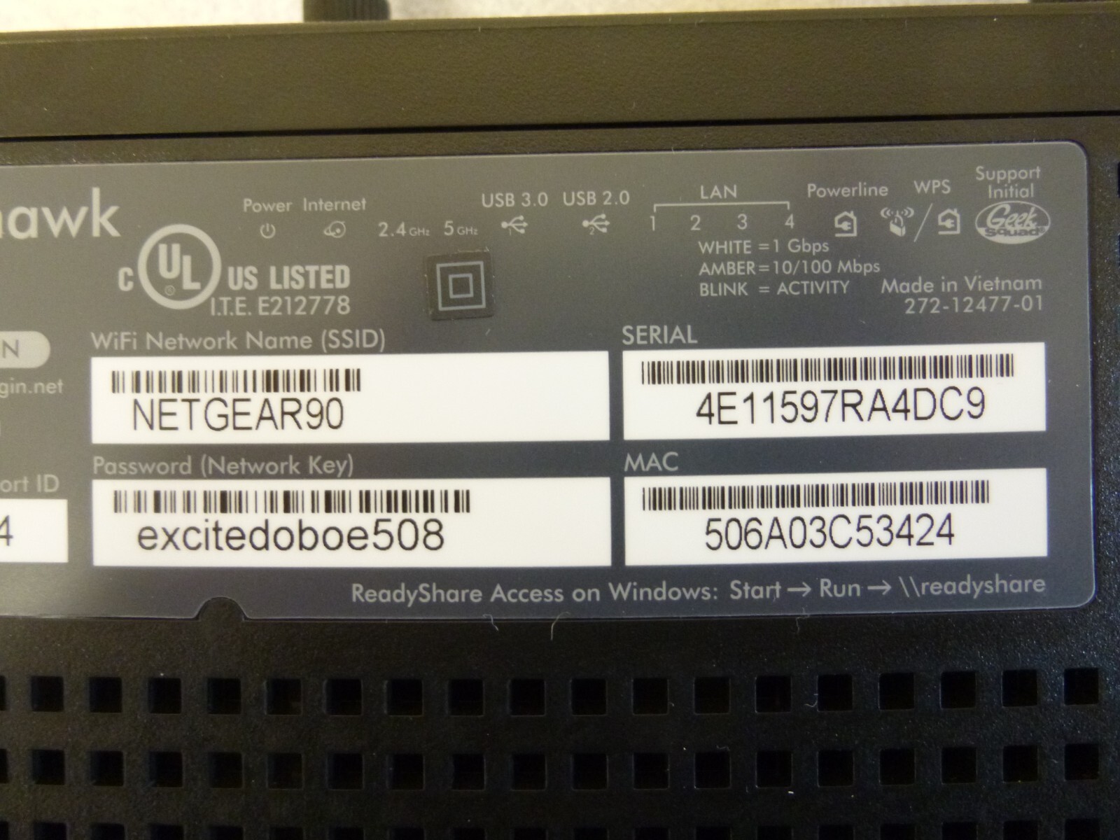 Netgear Nighthawk AC1900 DST R7300DST Router