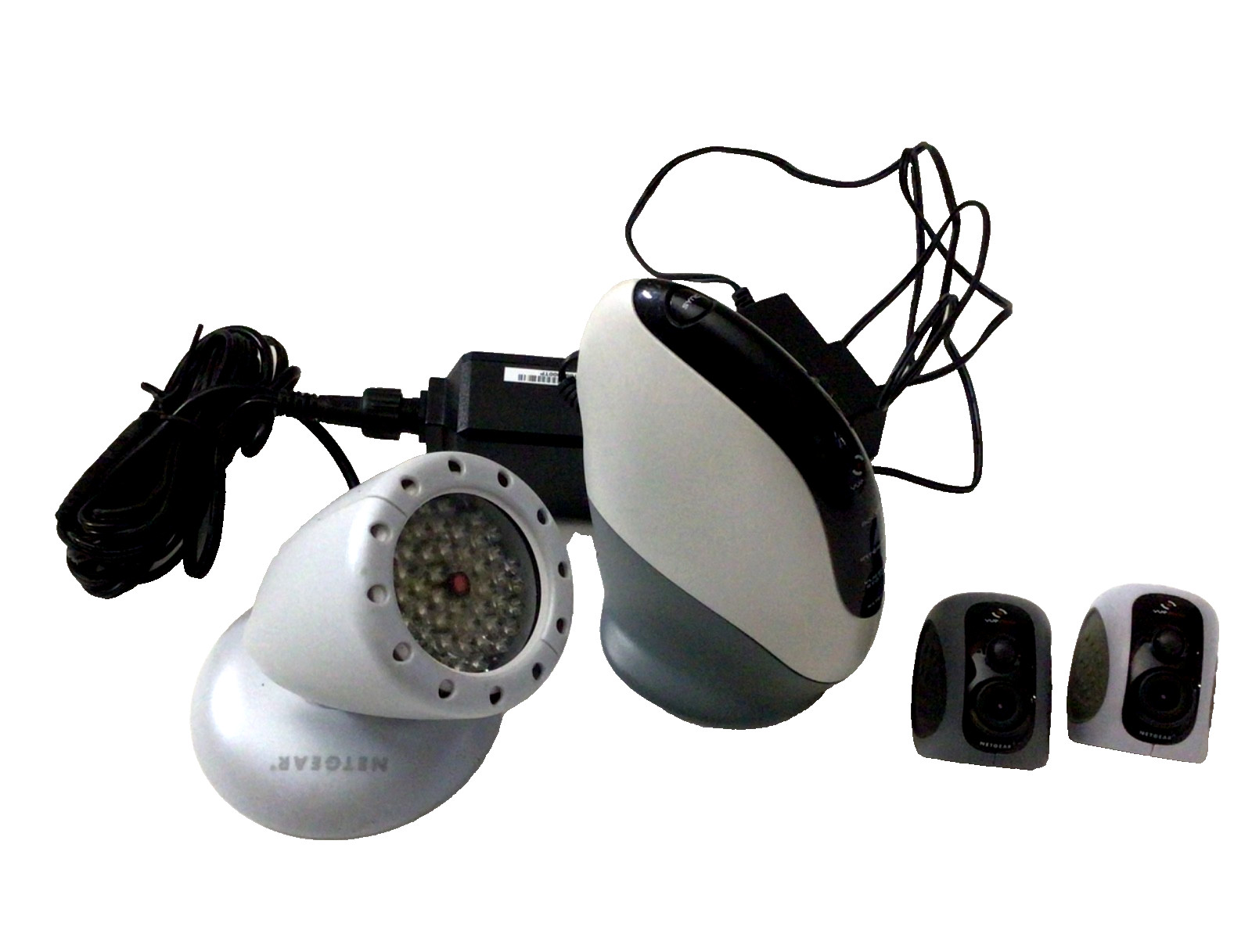 NetGear VueZone Security System GW2010 Base Station, Router, Cameras, Night Visi