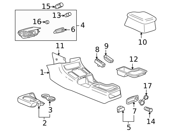Genuine GM Accessory Power Receptacle without Cover 25774623