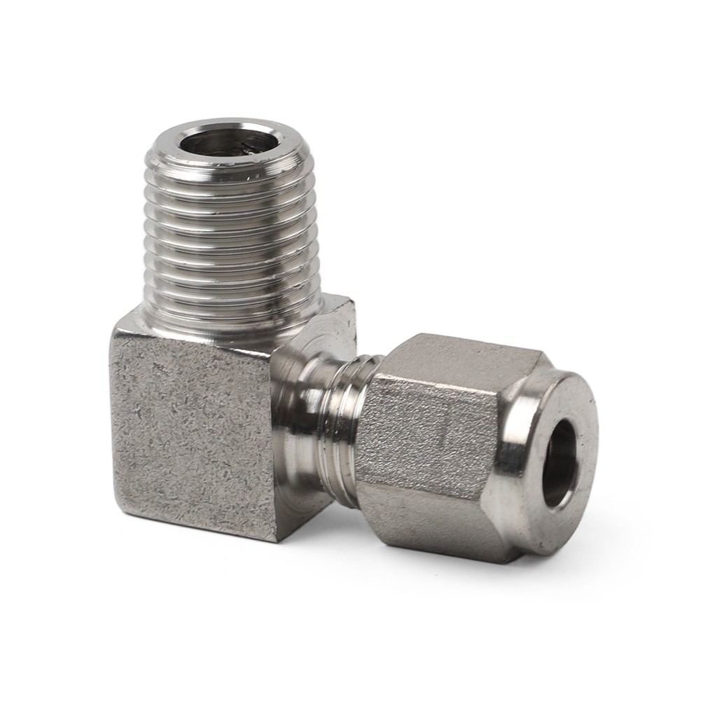 Kompressionsrohrverschraubung 1/4 PT x 1/4" OD Kupplungsadapter 304 Edelstahl