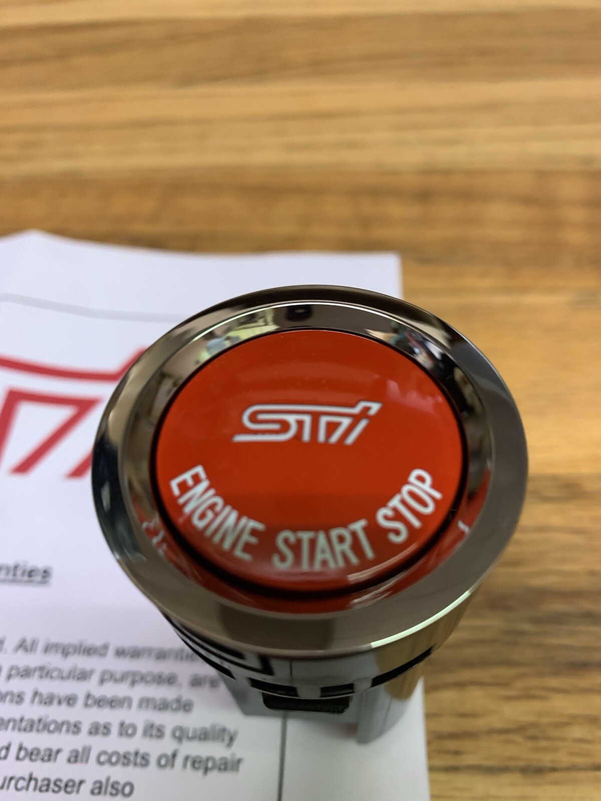 Push Start Button Without Status Light for Subaru BRZ STI - ST83031ST021