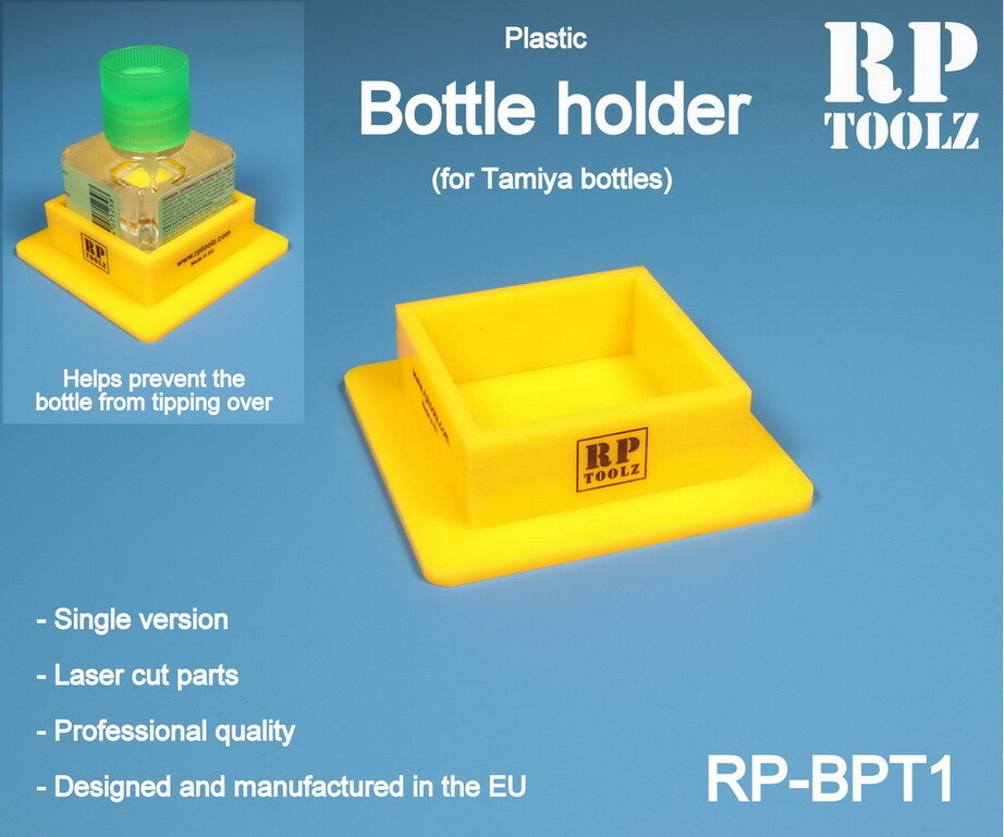 RP Toolz Single Bottles Plastic Holder for Tamiya
