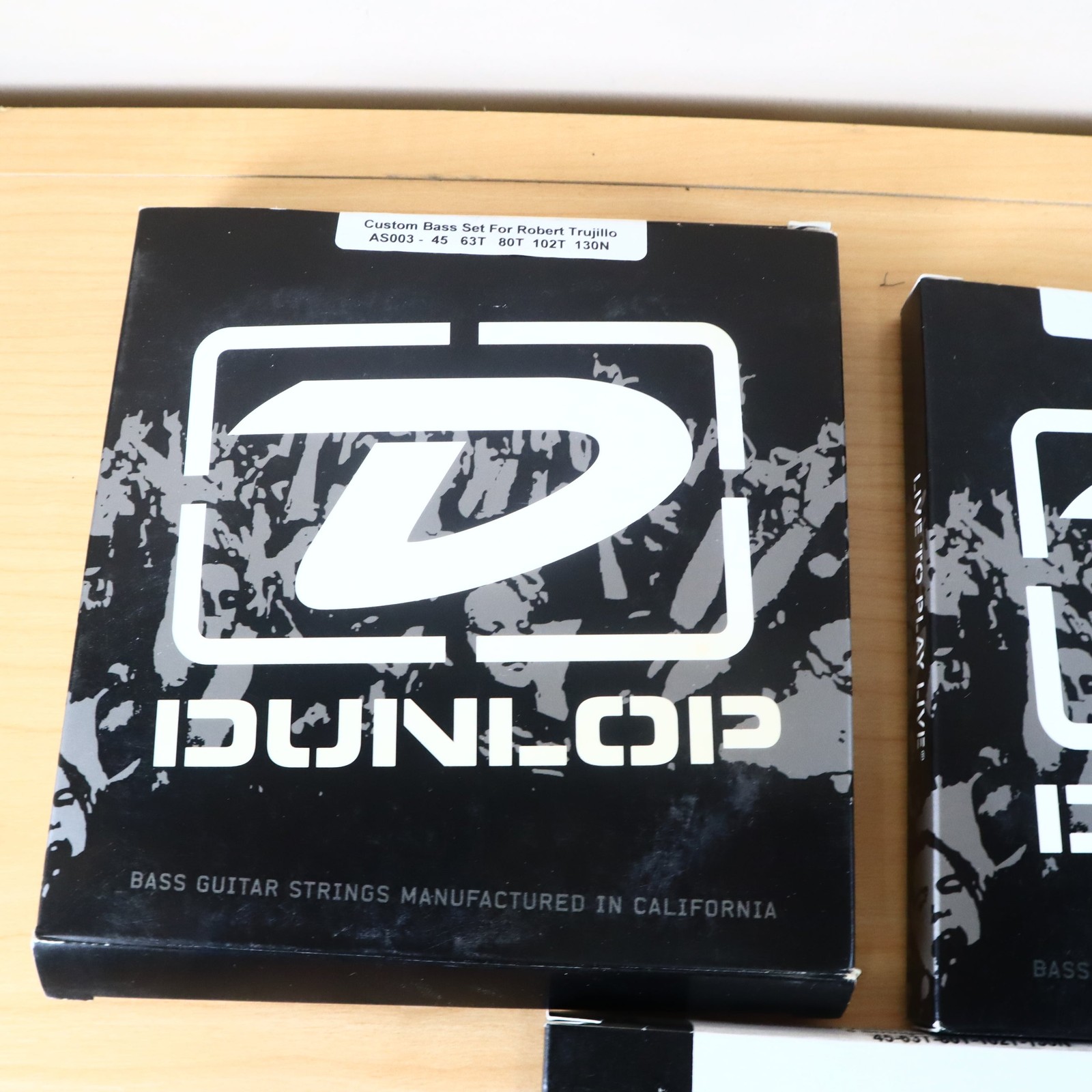 (3 LOT) Dunlop Robert Trujillo Stainless Steel 5-String Custom Electric Bass