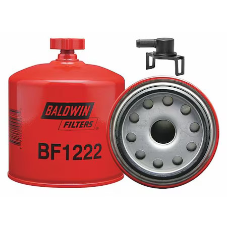 Baldwin Filters Bf1222 Fuel Filter, 5-1/4 X 4-9/32 X 5-1/4 In