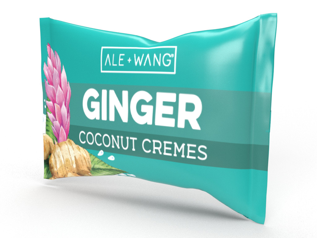 ALE + WANG® Ginger Coconut Cremes Hard Candy (48-Pack)