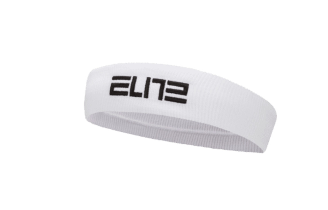 Nike Dri-Fit ELITE Youth Headband, White BNWT