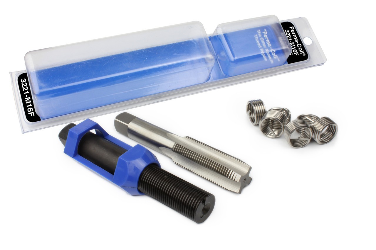 M16 x 1.5 Metric Thread Repair Insert Kit 3221-M16F Perma Coil Fits Heli