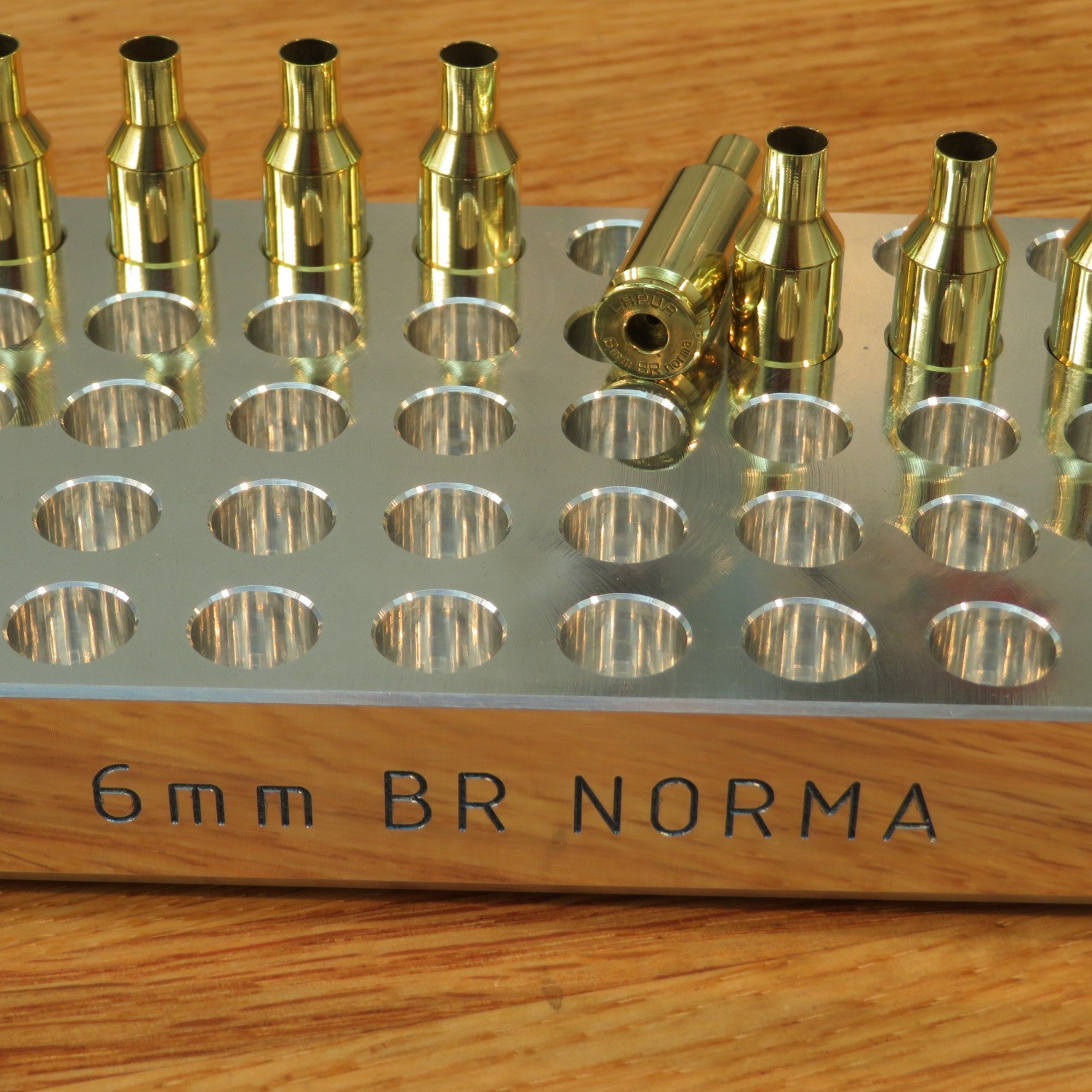 6mm BR Norma - Precision Loading Block - 1" Billet Aluminum (25) (50) (100)