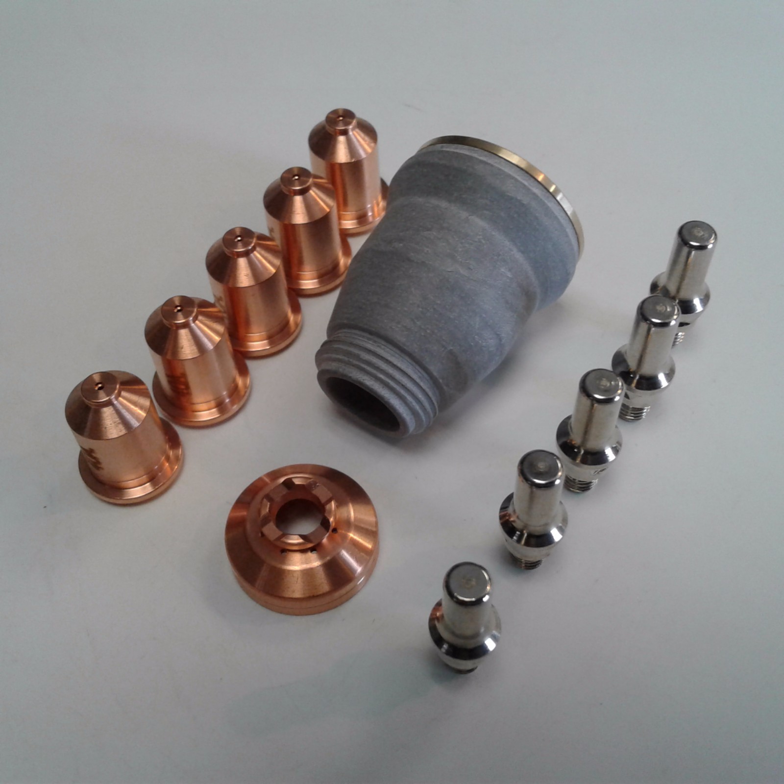 12PC 40 AMP TECMO SHIELDED CONSUMABLE KIT FORNEY 700P  PLASMA CUTTER IPT TORCH