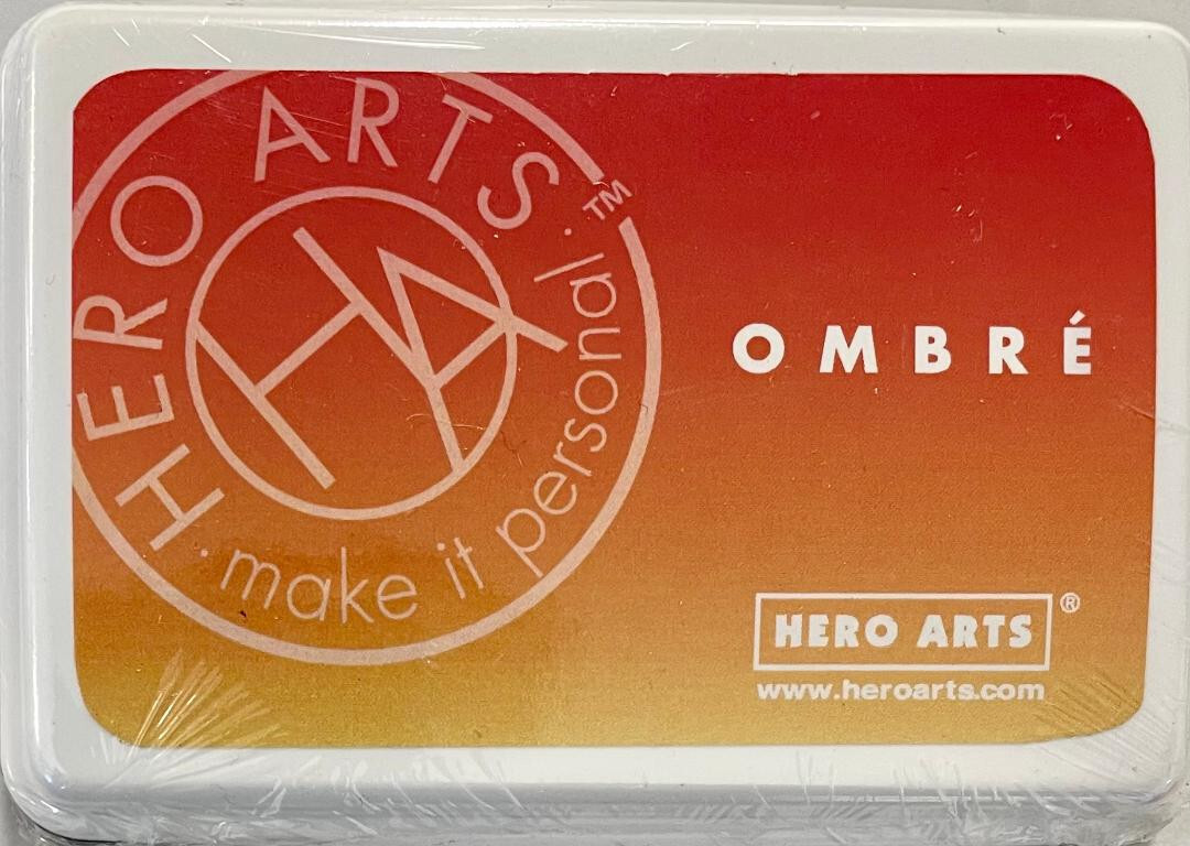 Hero Arts Ombre Ink Pad - Butter Bar To Orange Soda 4" X 2.75"