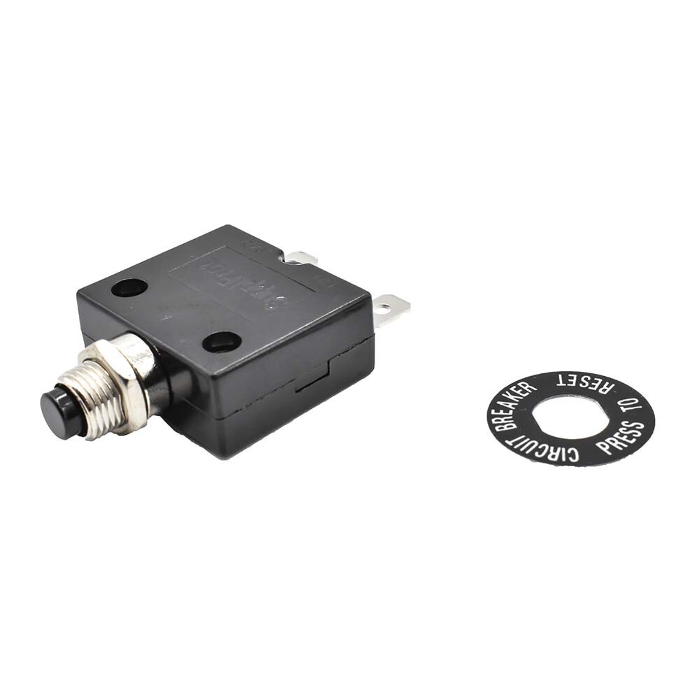 17 Amps Pushbutton Thermal Circuit Breaker Reset Boot Switch - SE17OLS