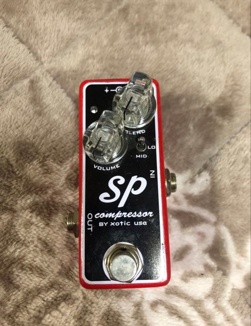 Xotic SP Compressor Guitar Effects Pedal Limited Color Used Excellent