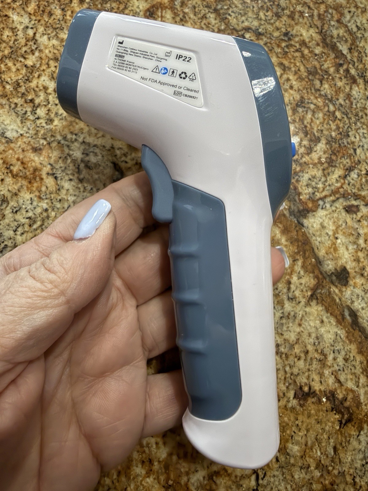 Non-Contact Forehead Thermometer Infrared DT-8836M By icalibeur, Accuracy 0.3C