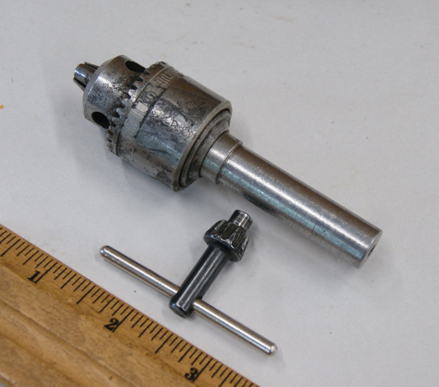 MC1G61 JACOBS CHUCK 0 to 1/4'' CAPACITY, Conn USA w/ Key, 1/2" shaft, BN2833