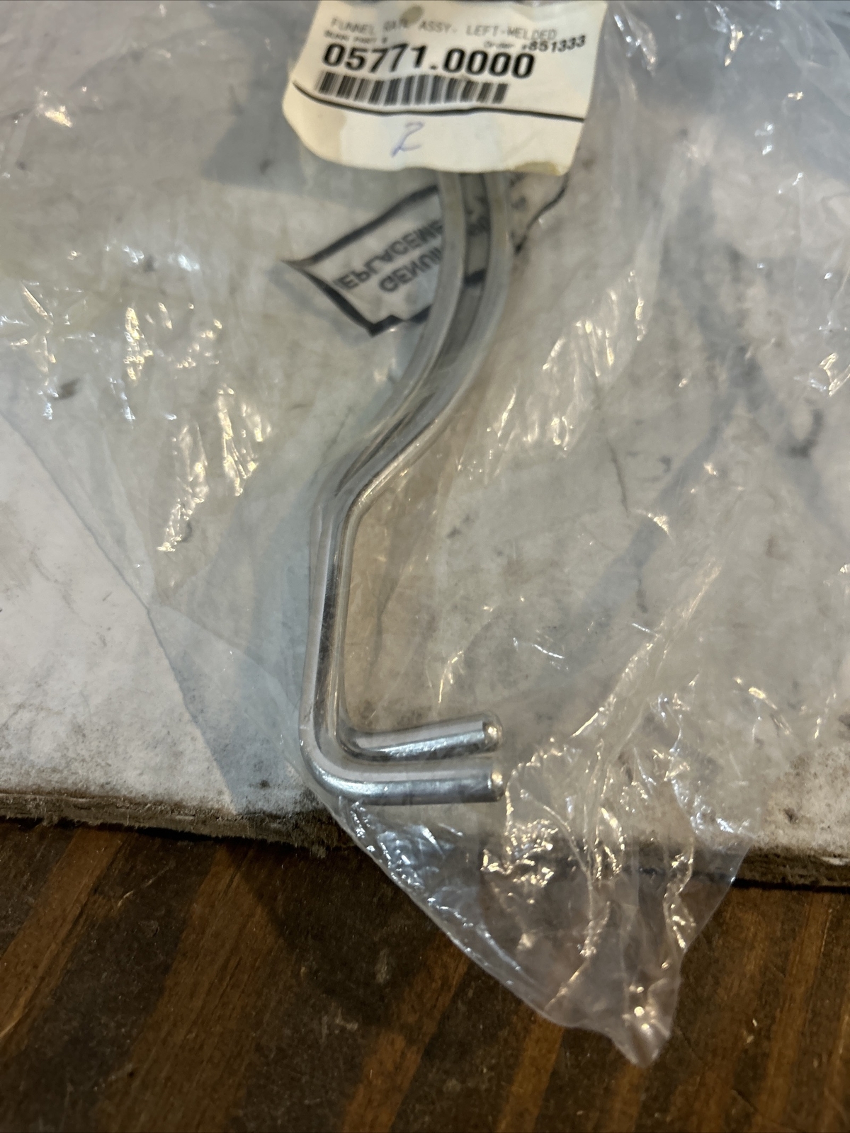 *2-PACK* 05771.0000 Bunn Funnel Rail Assembly, Left-Welded (SP120)