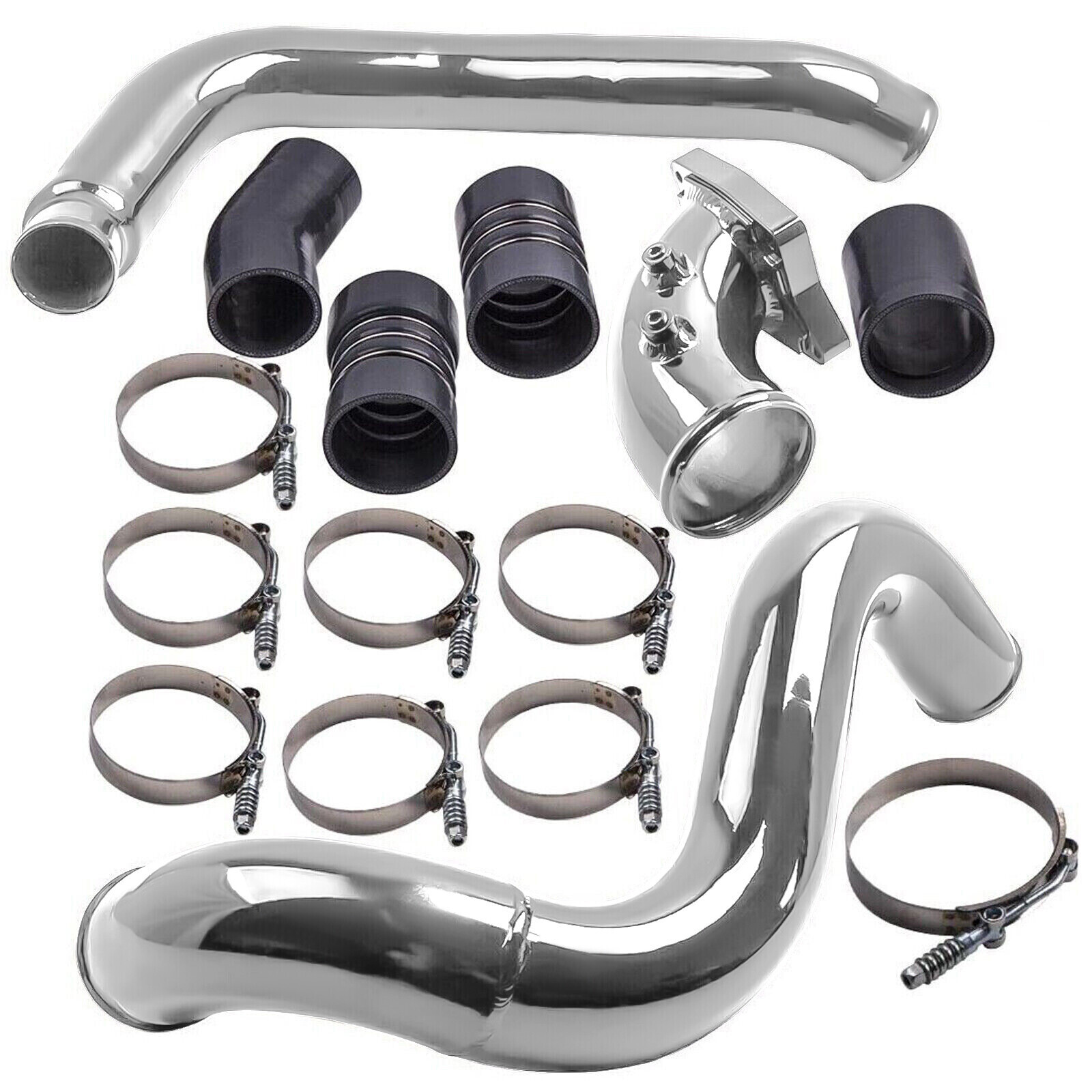 Turbo Intercooler Pipe Kit & Intake Elbow For 2003-07 Ford F250 6.0L Powerstroke