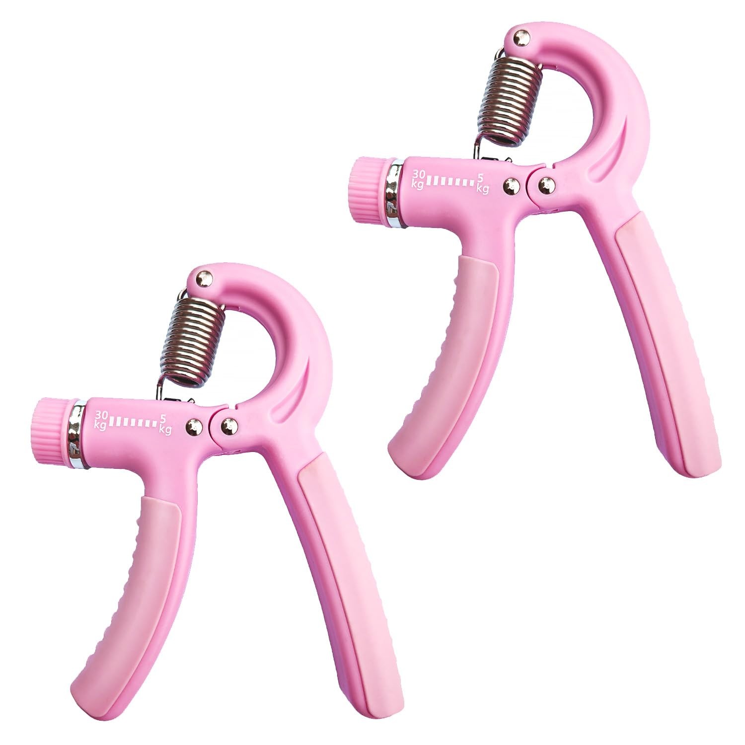 Strengthener Hand Grip 2 Pack Kid Boys Girls Teenager Strength Trainer Pink