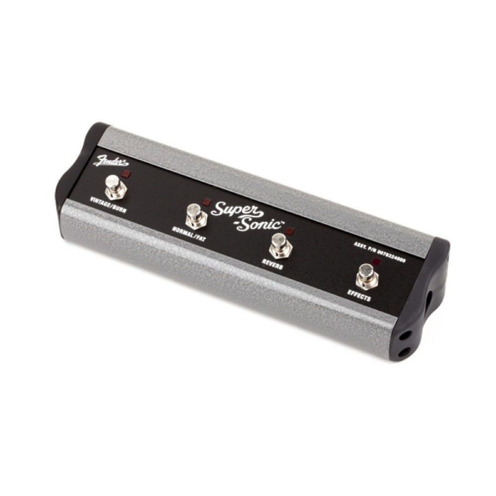 Fender 4-Button Footswitch for Super Sonic 22 FX Loop Bypass Reverb No Cable