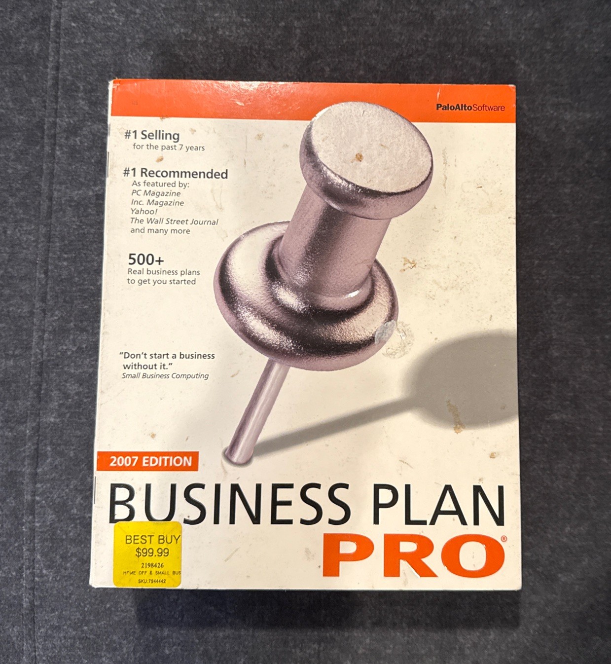 Business Plan Pro 2007 Palo Alto Software CD ROM Brand New! ~ Fast Shipping!