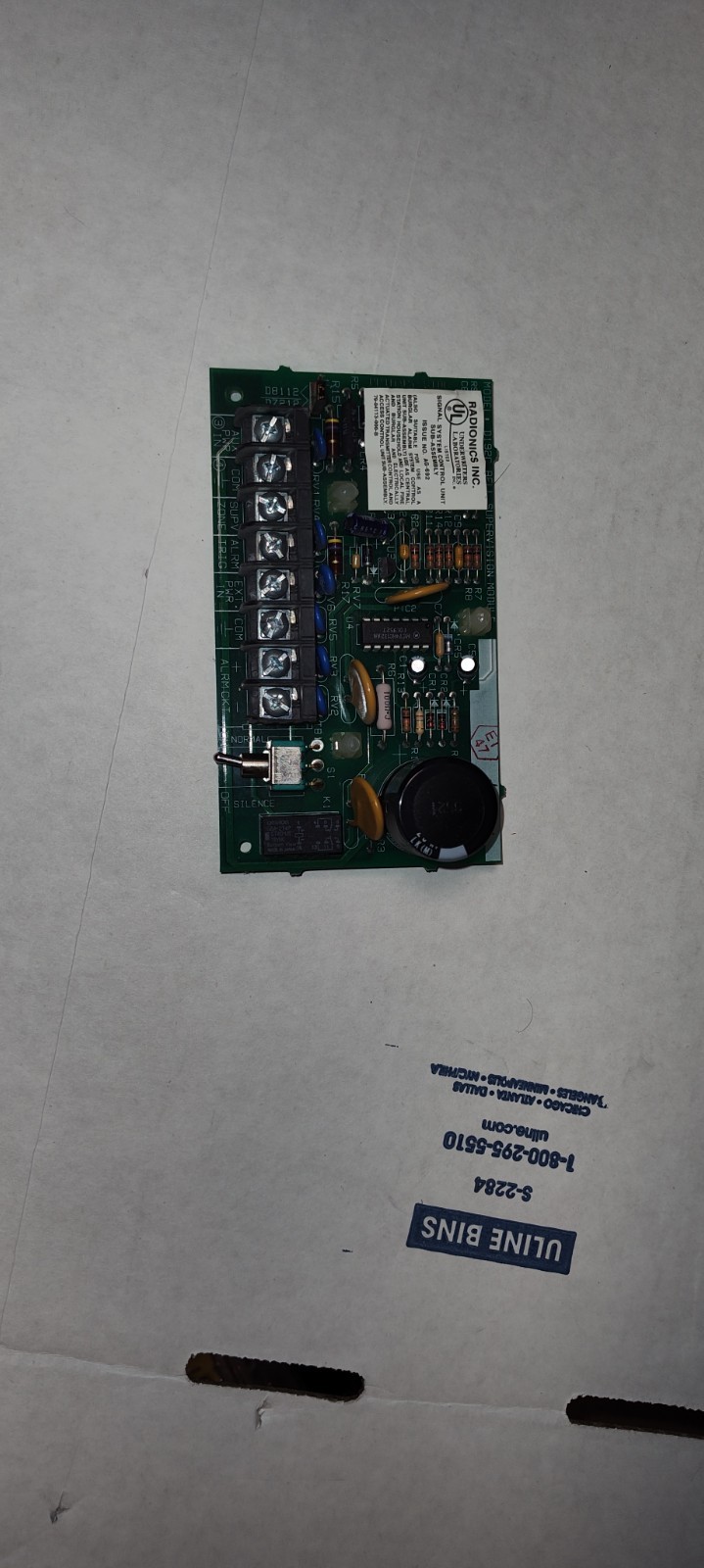 Radionics / Bosch D192C Bell Supervision Module