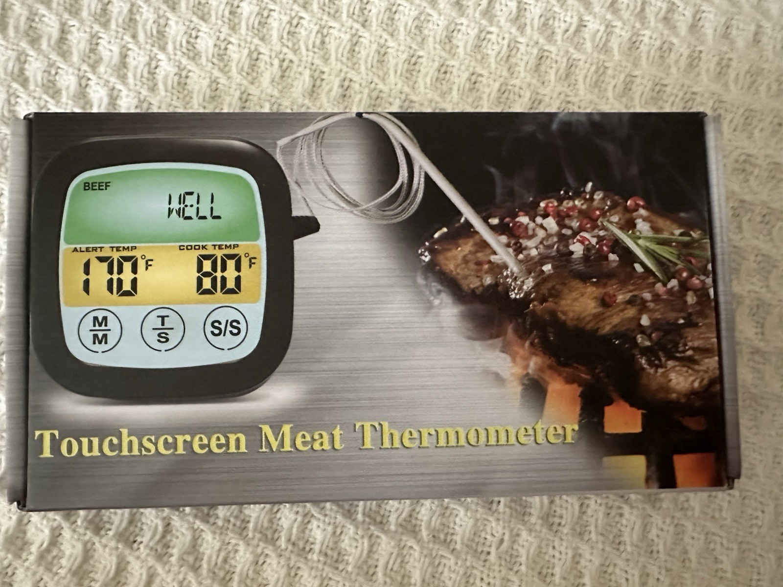 SMARTRO ST59 Digital Touchscreen Display Meat Thermometer /Timer