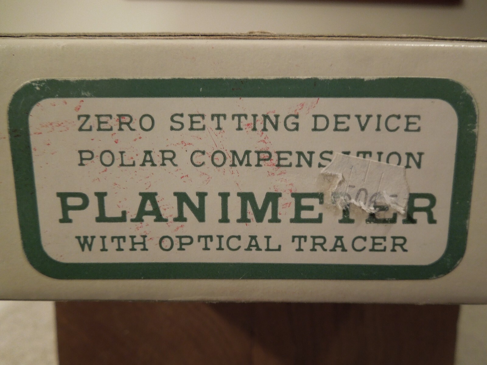 Lietz Plani Meter Compensating Optical Tracer Zero Set