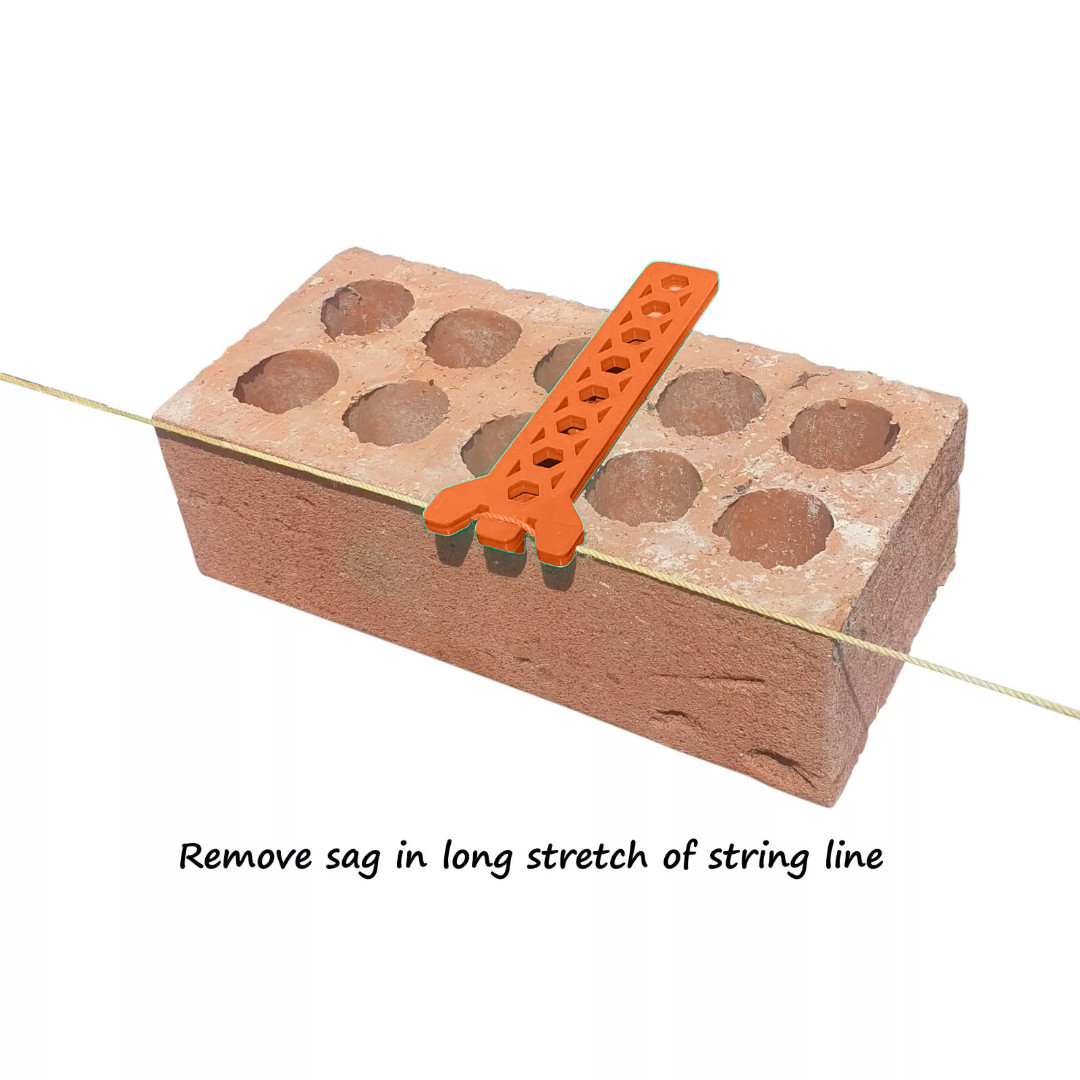 4 x Tingle brick wall building string line holder twigs use with corner blocks
