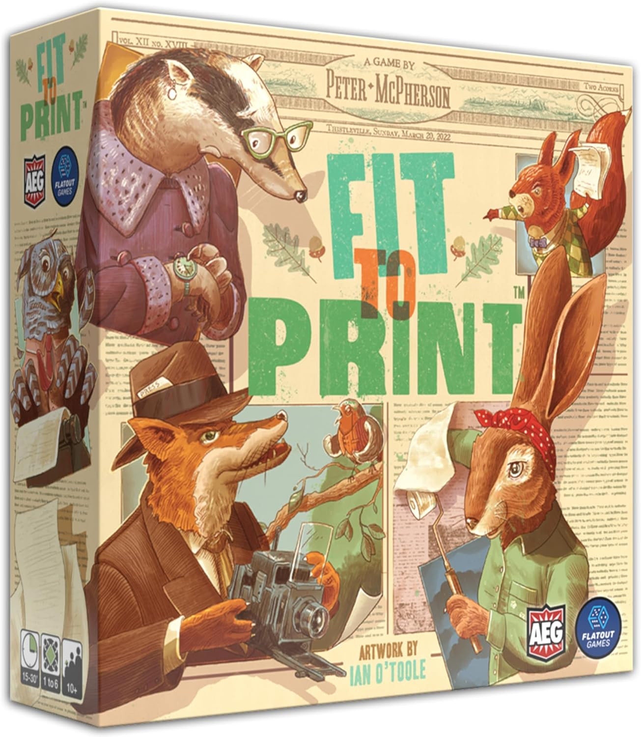 & Flatout Games | Fit to Print | Build Your Newspaper! | from the Creators of Ca